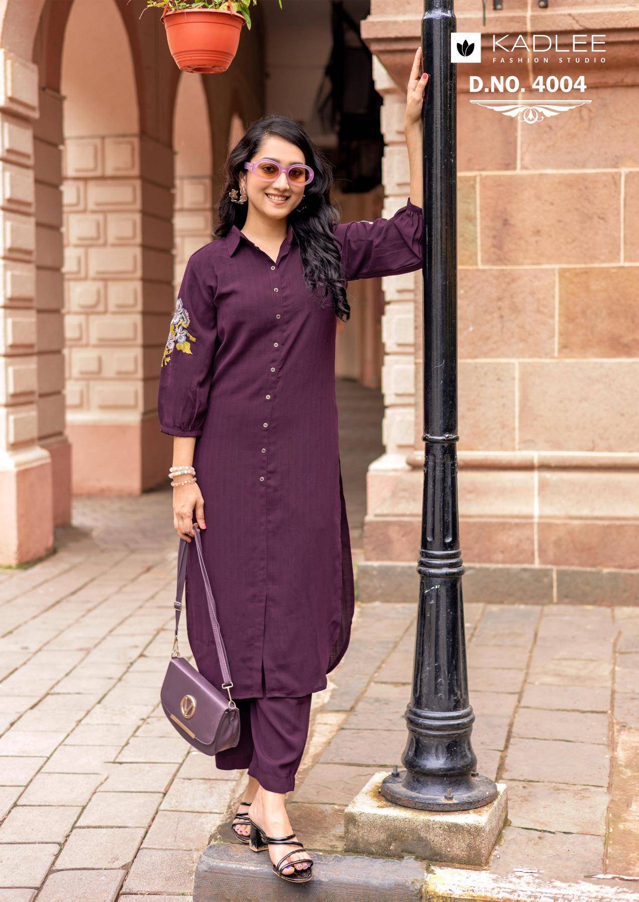 Kadlee blue bell coord set  Kurti wholesalers online